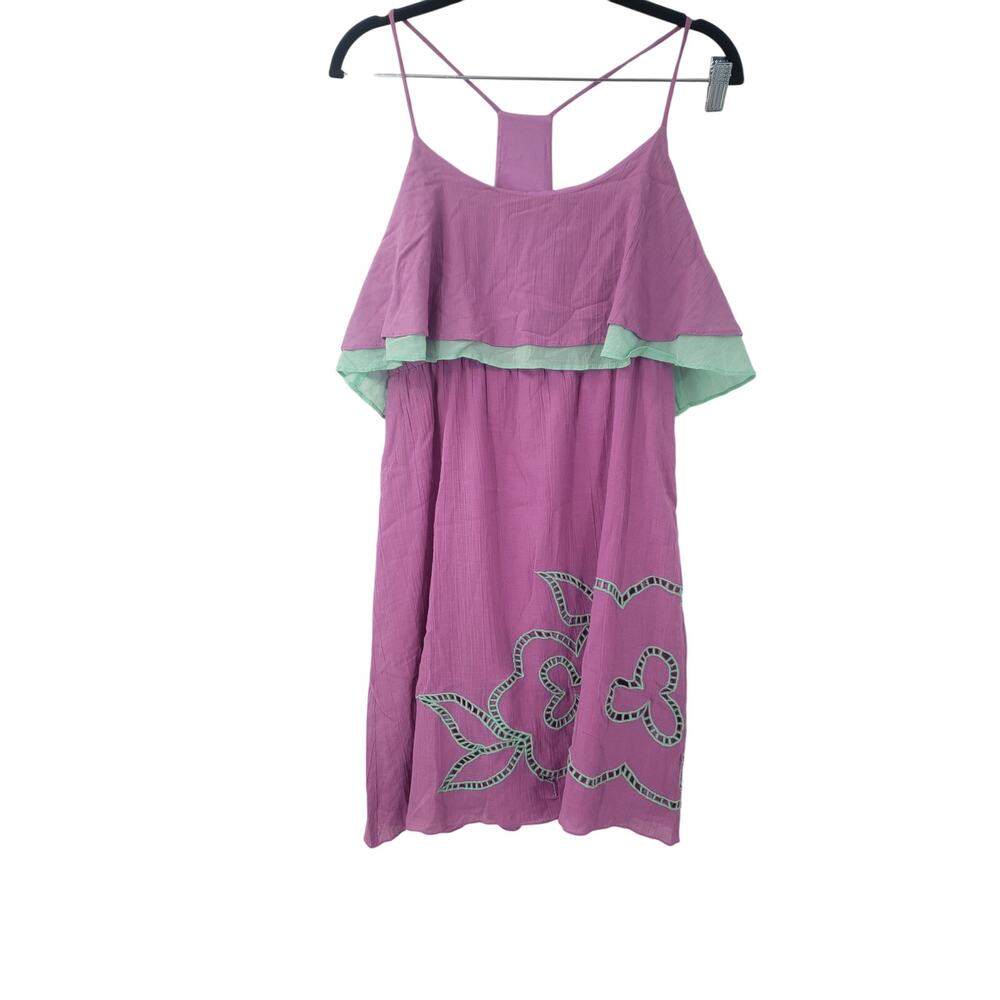 JUDITH MARCH Spaghetti Strap Tank Top Womens Size Medium M *Flawed